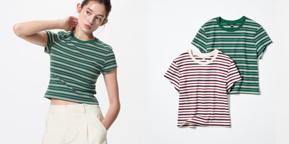 This $20 Uniqlo Striped Baby Tee Is the Spring Staple I Keep Reaching For