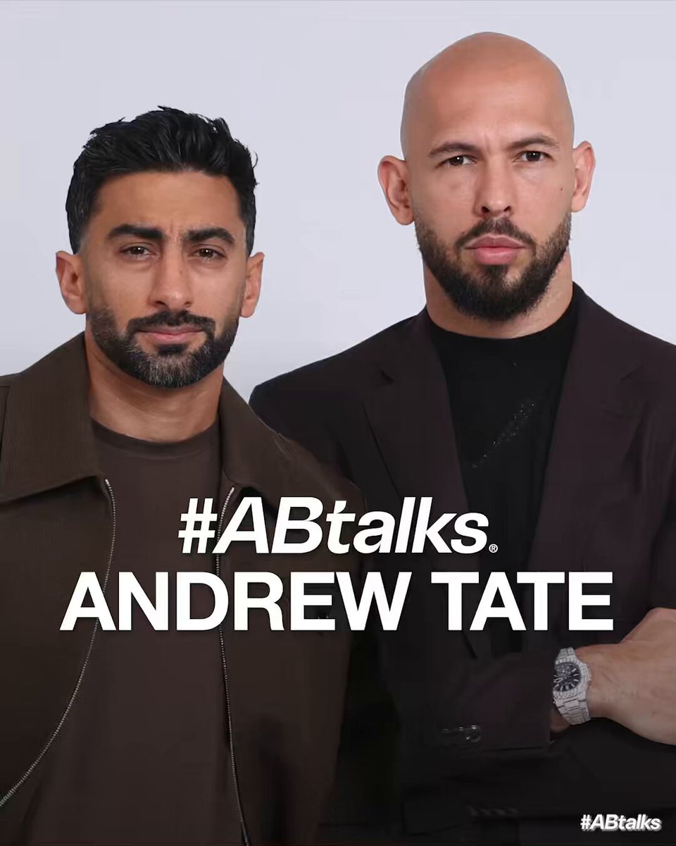 RT by @Cobratate: 🎙️ LIVE on YouTube! #ABtalks with Andrew Tate | Chapter 250 | مع أندرو تيت ♟️🥊 📍  #AndrewTate @cobratate #أندرو_تيت pic.