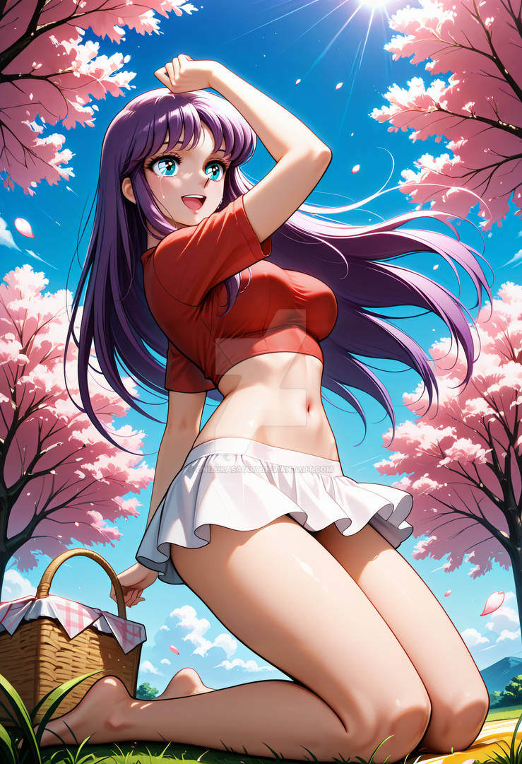 Athena - Hanami 11 by OnizukasAIArt on DeviantArt