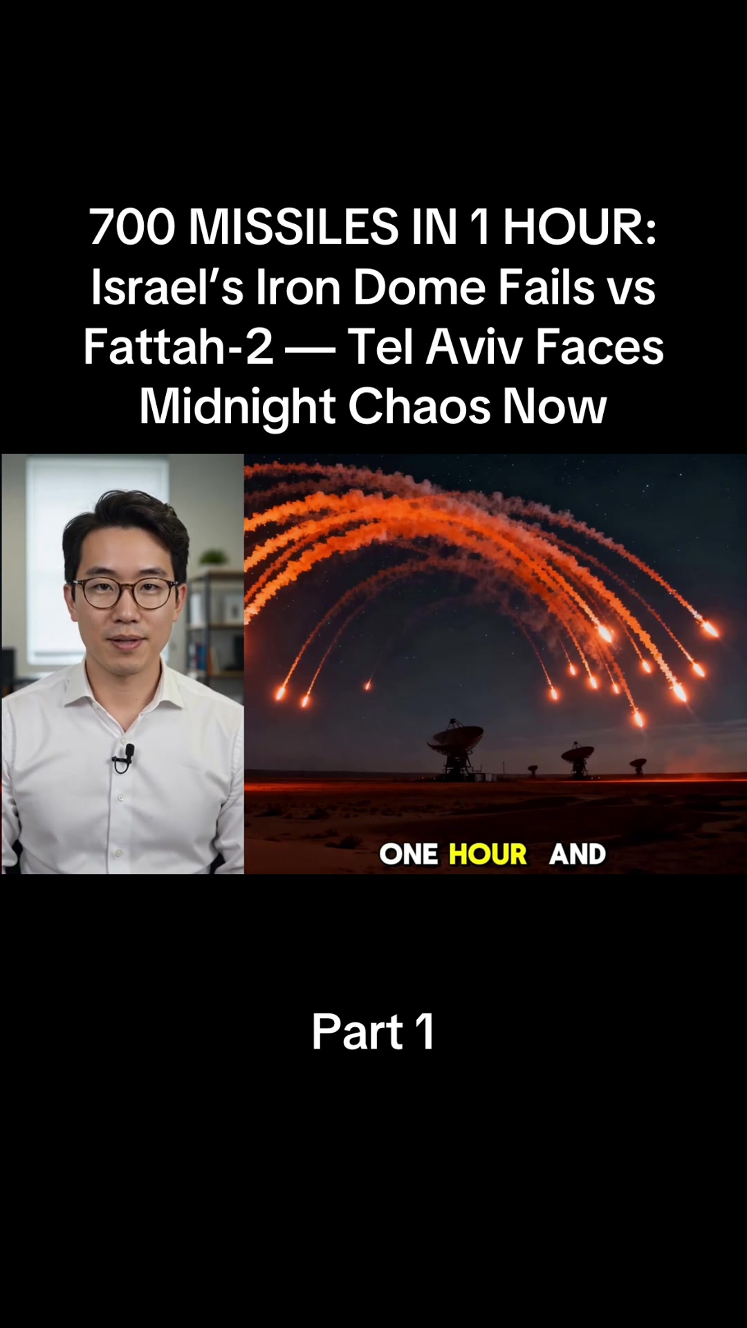 700 MISSILES IN 1 HOUR: Israel’s Iron Dome Fails vs Fattah-2 — Tel Aviv Faces Midnight Chaos Now