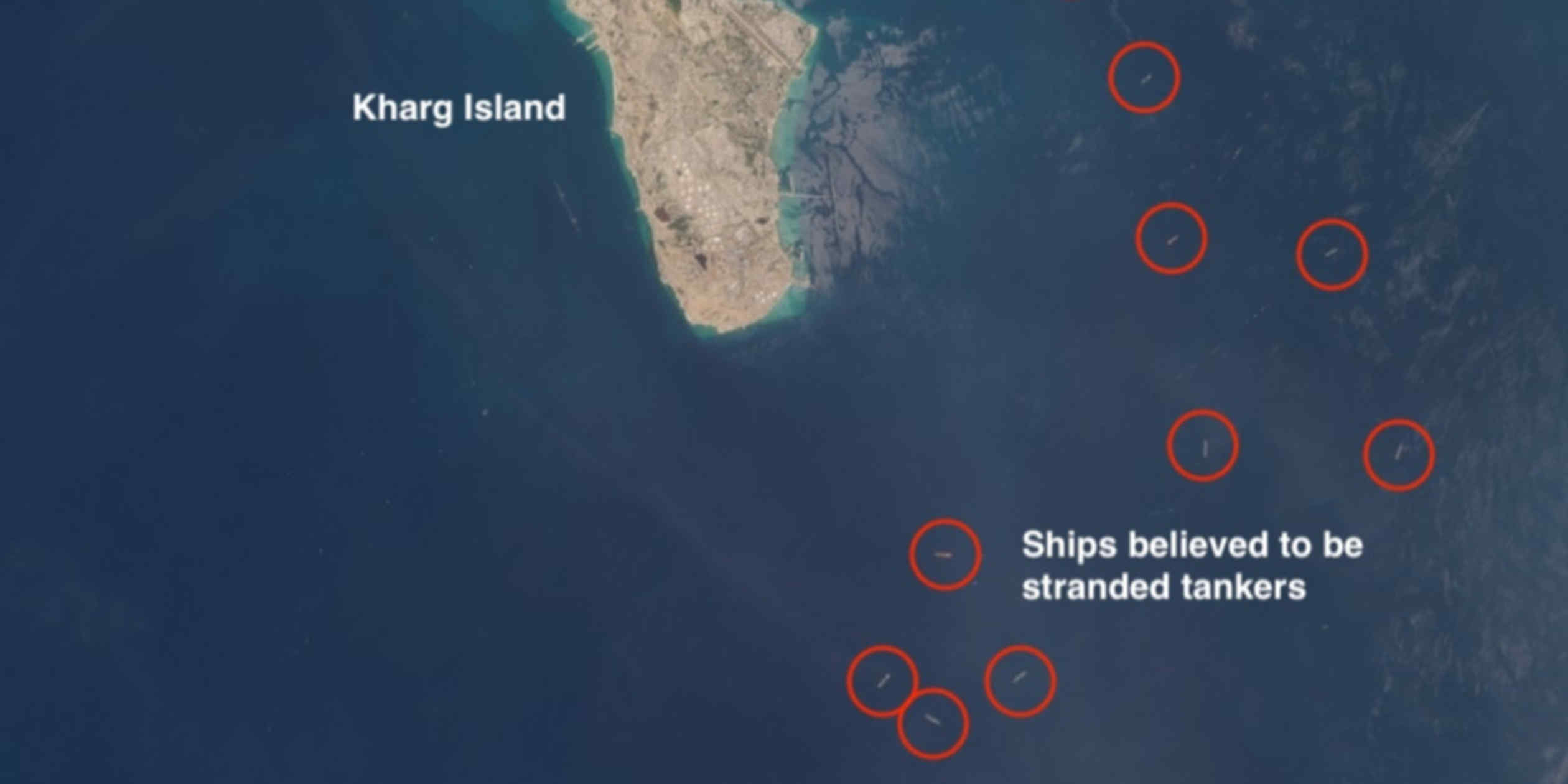 US blockade strands 1.8m barrels a day of Iranian crude oil