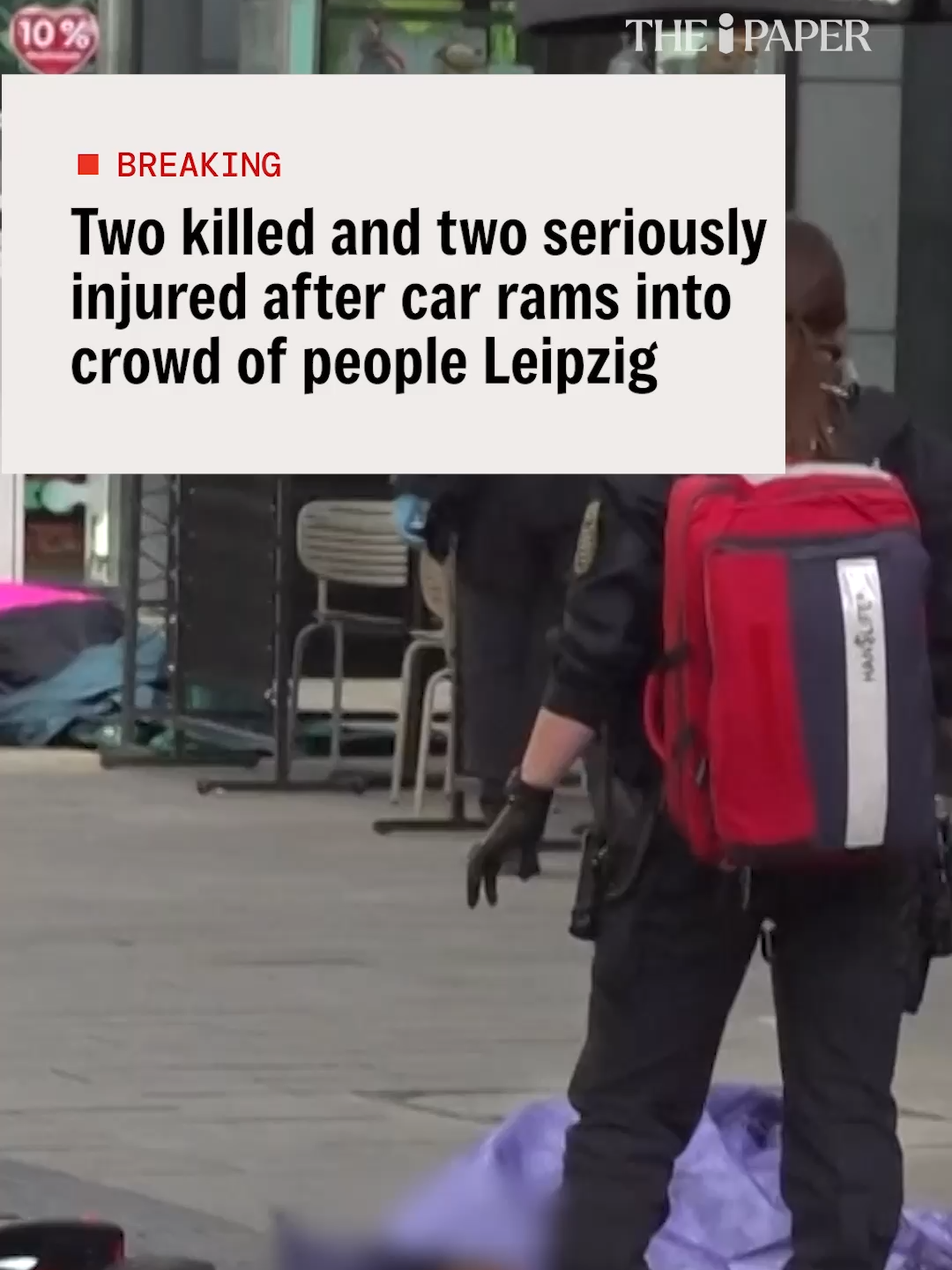 BREAKING | Two people have been killed after a car rammed into people in the centre of the German city of Leipzig today, police said. A spokesperson for the city said that another two people were seriously injured, German news agency dpa reported. A statement posted on the Leipzig city website said the car and its driver had been stopped and no longer posed any danger.