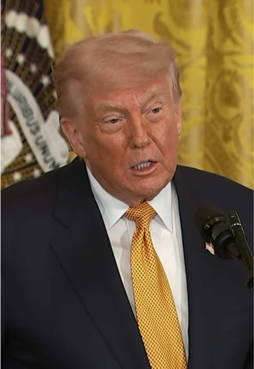 President Trump said Wednesday that Iran wants to make a deal, a day after he suspended "Project Freedom," a U.S. military operation aimed at freeing up commercial ships stuck in and around the Strait of Hormuz.   "We're doing really well in Iran. It's going very smoothly and we'll see what happens," he said at a White House event honoring military mothers. "They want to make a deal, they want to negotiate."   Iranian officials said they are reviewing a new U.S. proposal that reportedly would end the war in the Gulf while leaving more difficult issues like the country's nuclear program for later talks.   "We're not going to let Iran have a nuclear weapon," President Trump said. "We're dealin
