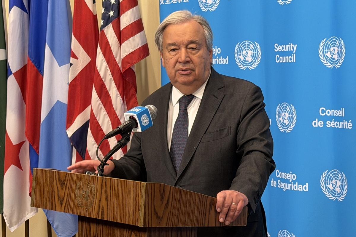 What has Guterres supported in Gaza?
