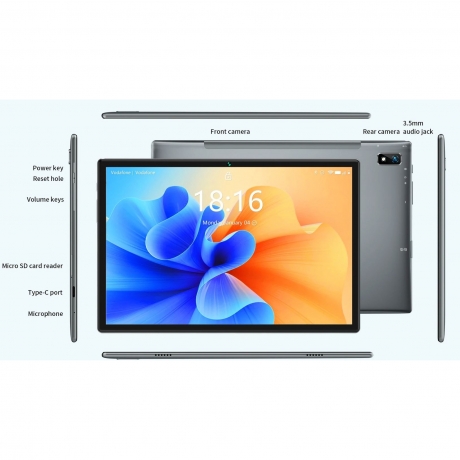 BMAX i10 plus 10.1Android 10 phone call Tablet 1920*1200 T618 Octa Core 4GB RAM 64GB ROM 4G Network Type-c port Dual Wifi