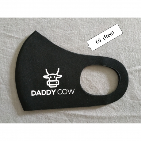 Daddy Cow face mask
