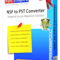 SysInspire NSF to PST Converter Software